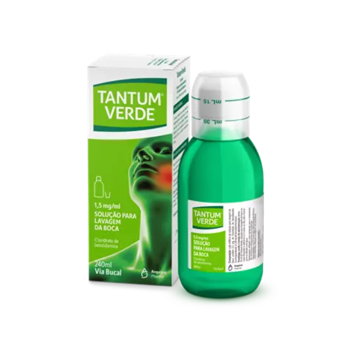 Tantum Verde 1,5 mg/ml Solução Lavagem Boca 240ml