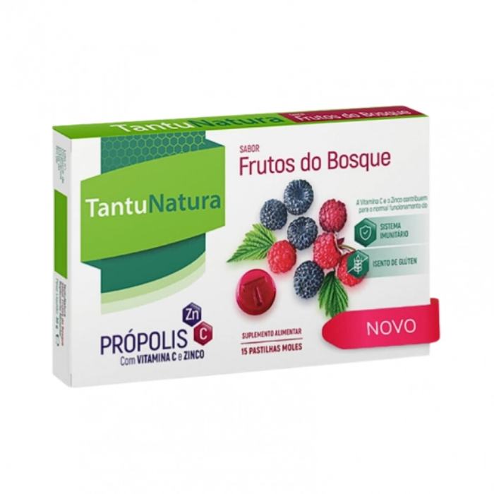 Tantunatura Pastilhas Frutos do Bosque x 15