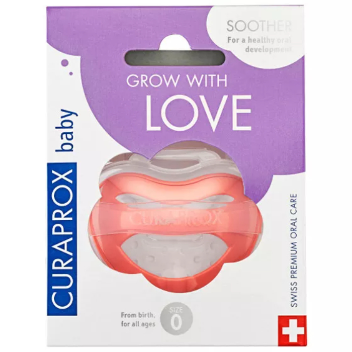 Curaprox Baby Chupeta Silicone Coral T0