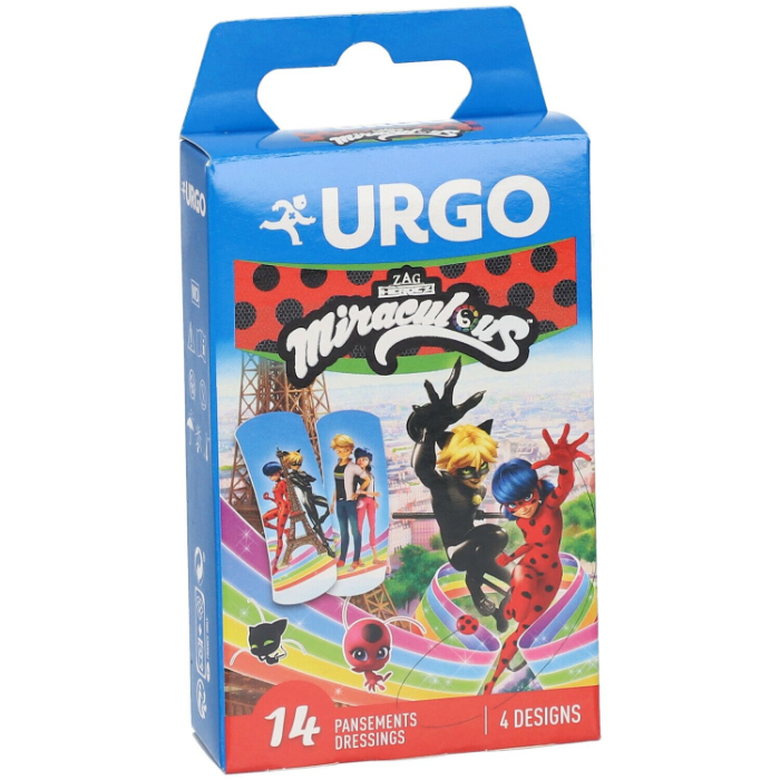 Urgo Miraculous Penso 2,5×7,2cm x 14 Unidades