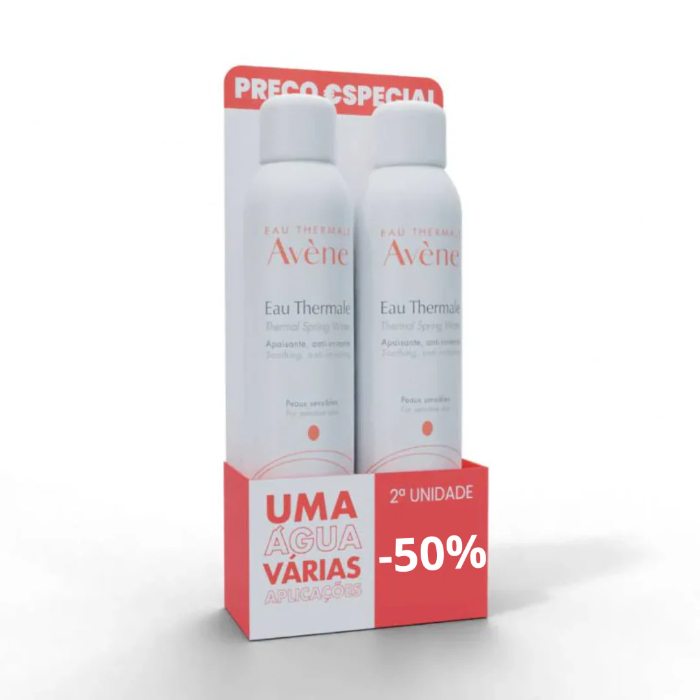 Avène Eau Thermale DUO 300ml c/50% na 2ª Embalagem