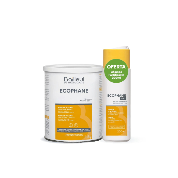 Ecophane Pó 90 Doses com Oferta Champô Fort 200ml