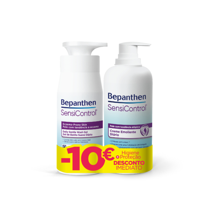 Bepanthen SensiControl Creme 400ml+Gel Banho 400ml