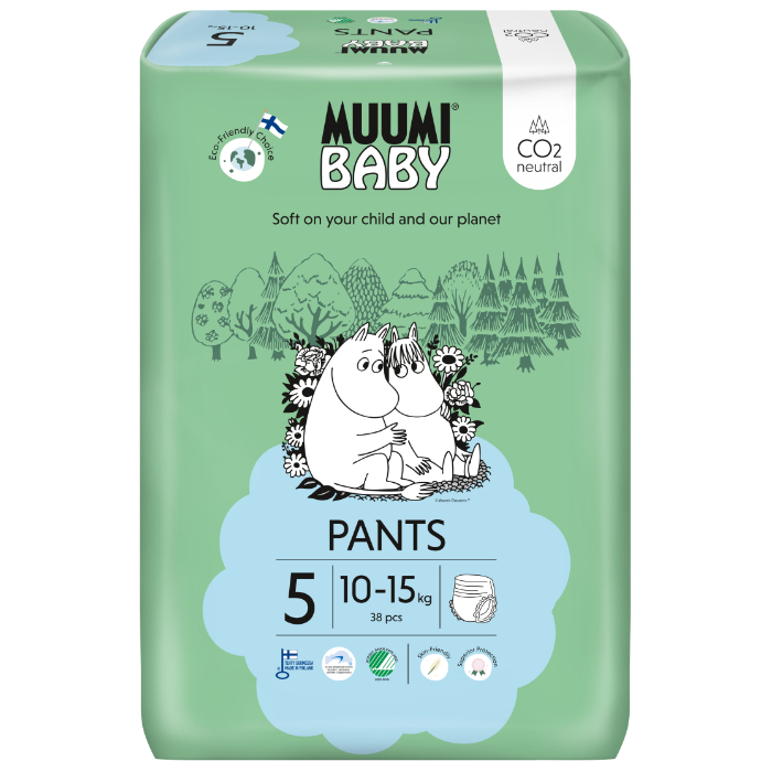 Muumi Baby Fralda Cueca T5 10-15Kg x38