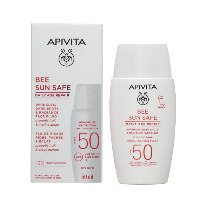 Apivita Bee Sun Fluido Diário Age Repair SPF50 50ml