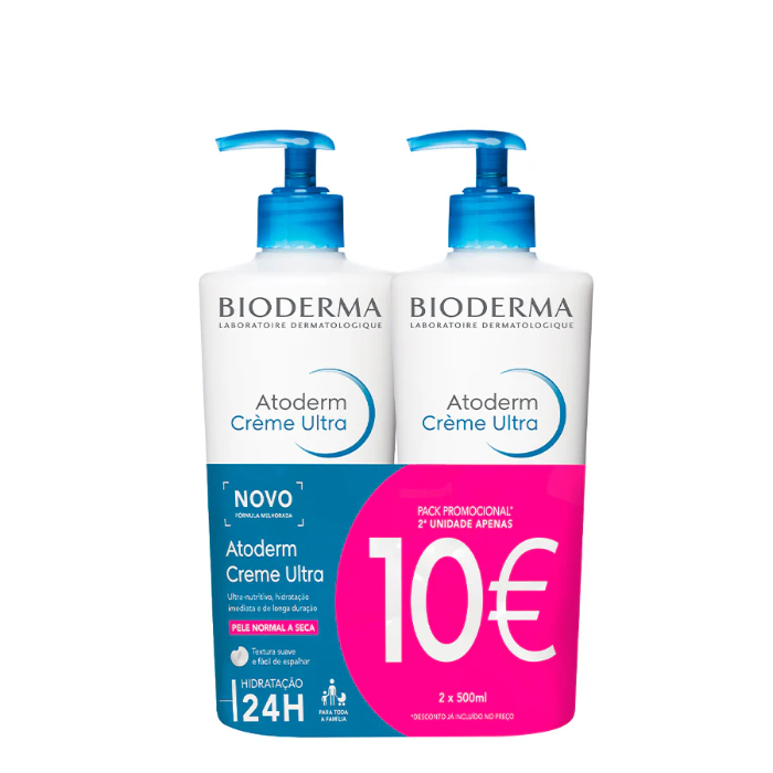 Bioderma Atoderm Creme 500ml Duplo Com Desconto 10€