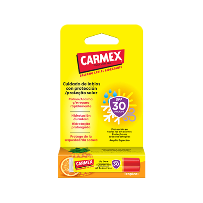 Carmex Stick Hidratante Labial SPF30 Tropical 4,25g