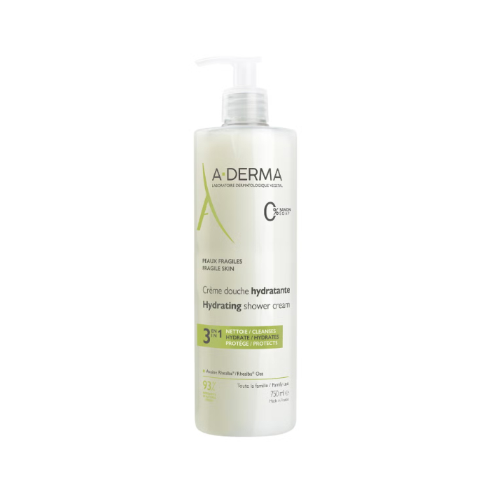 A-Derma Creme de Duche Hidratante 3 em 1 750ml