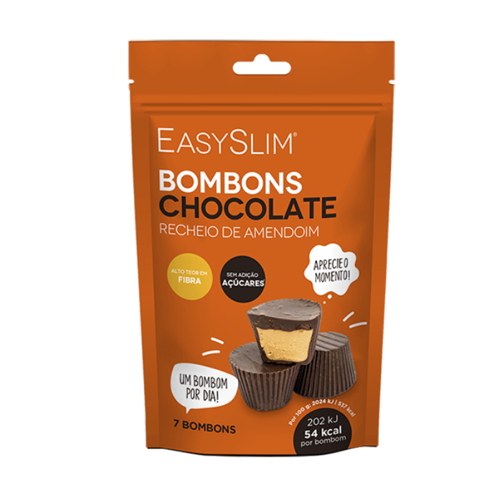 EasySlim Bombons Chocolate Recheio Amendoim x 7