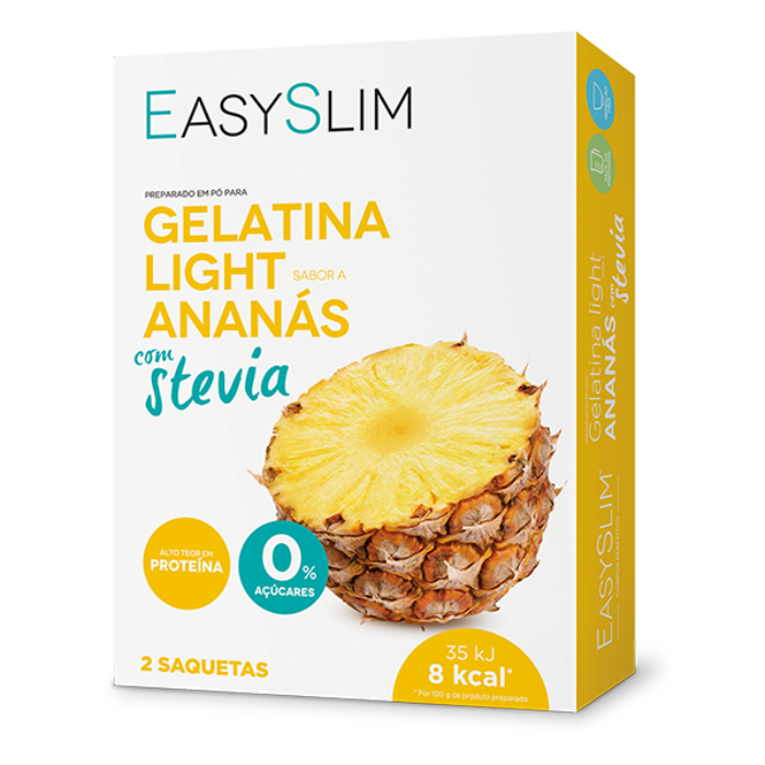 EasySlim Gelatina Light Ananás x 2 Unidades