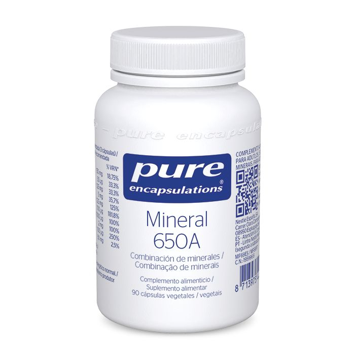 Pure Encapsulations Mineral 650A x 90 Cápsulas