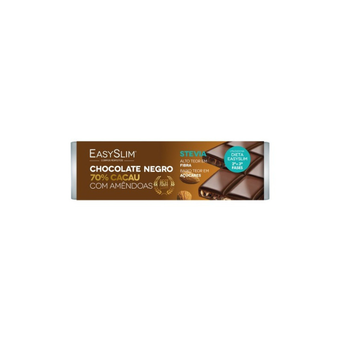 Easyslim Chocolat Negro 70% Cacau Amendoa 30g