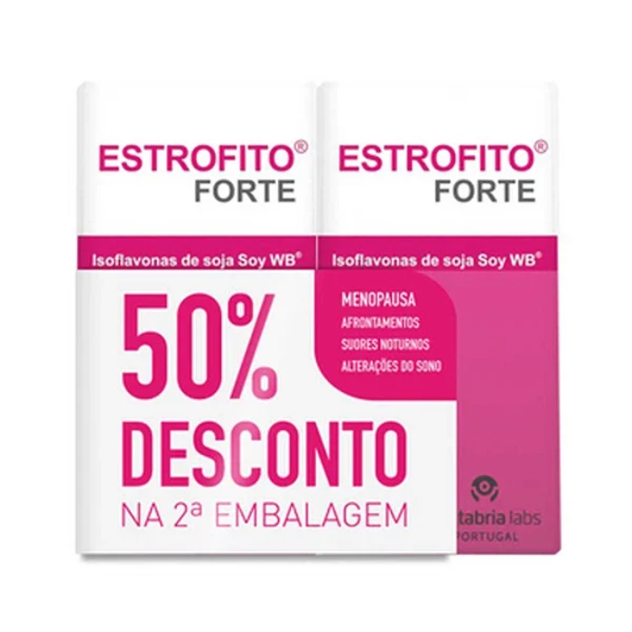 Estrofito Forte Duo Cápsulas 2 x 30 Unidades com Desconto de 50% na 2ª Embalagem
