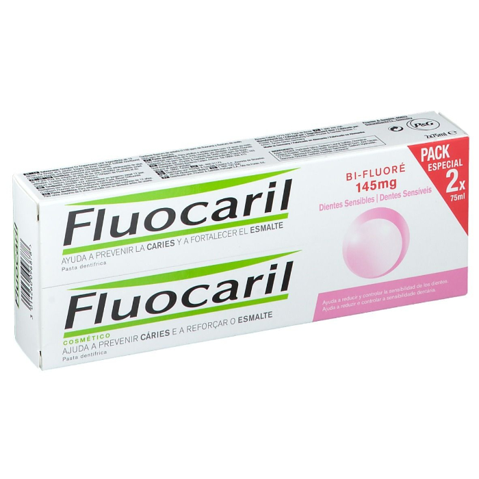 Fluocaril Sensitive Pasta Dentes 75ml Duo