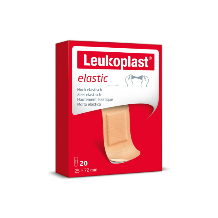 Leukoplast Elastic Penso Adesivo 19mm x 56mm x 10 Unidades