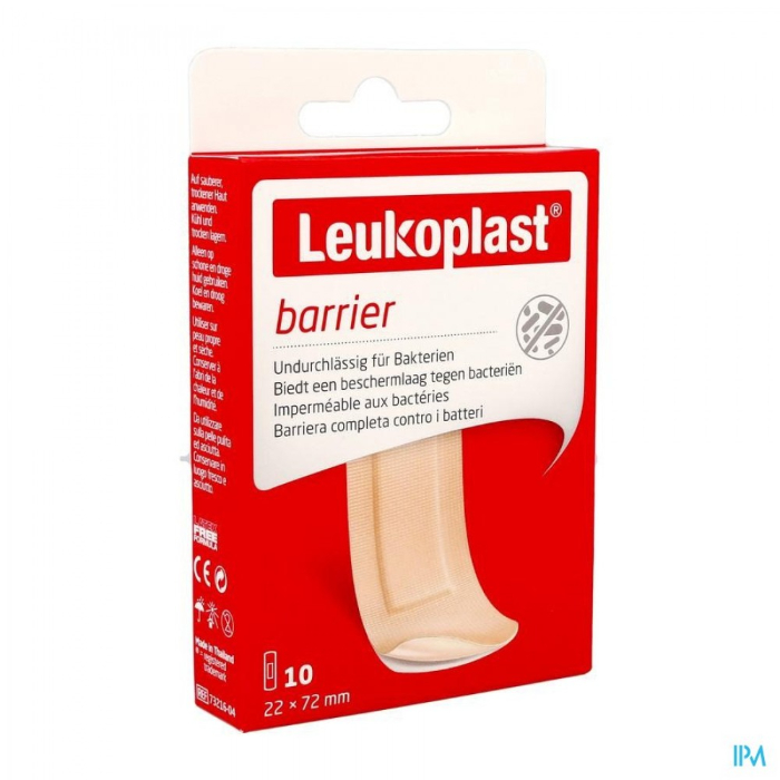 Leukoplast Barrier Penso Adesivo 22mm x 72mm x 10 Unidades