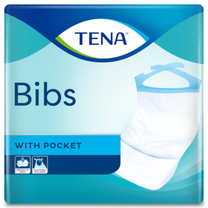TENA Bibs Babetes Descartáveis M/L x 150 Unidades