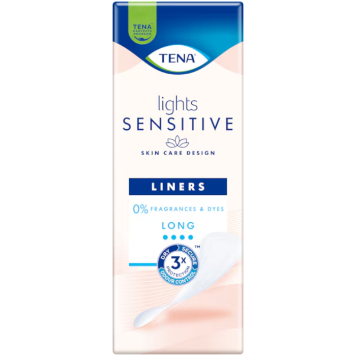 TENA Lights Sensitive Penso Diário Liner Long x 20