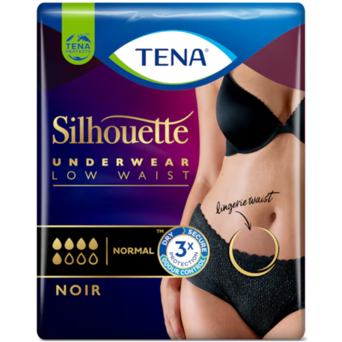 TENA Silhouette Noir Normal L Cintura Baixa x 9