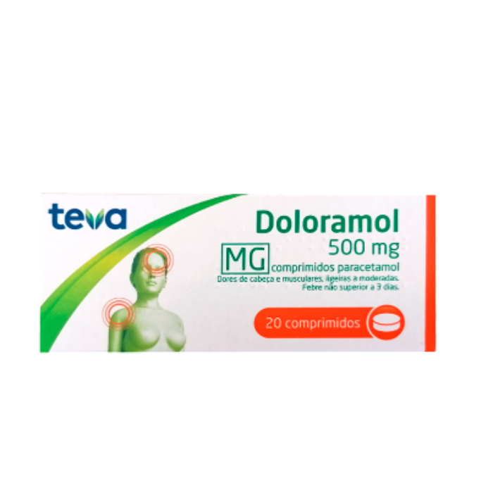Doloramol 500mg x 20 Comprimidos – DISPENSA EXCLUSIVA CONCELHO GONDOMAR