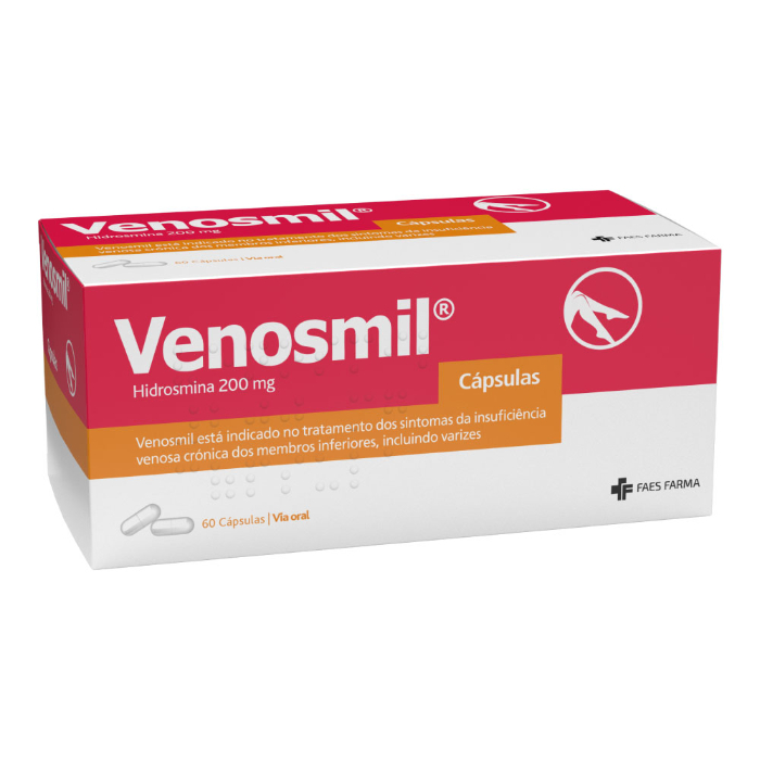 Venosmil 200mg x 60 Cápsulas – DISPENSA EXCLUSIVA CONCELHO GONDOMAR