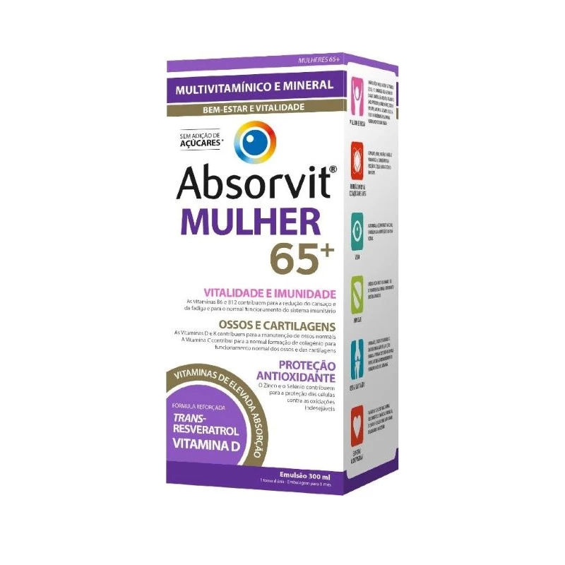 Absorvit 65+ Mulher 300ml