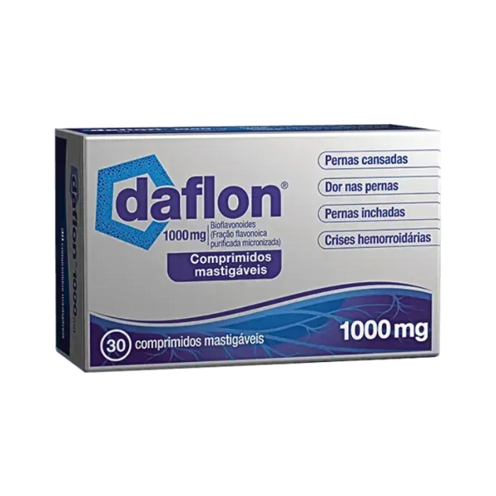Daflon 1000mg x 30 Comprimidos Mastigáveis – DISPENSA EXCLUSIVA CONCELHO GONDOMAR