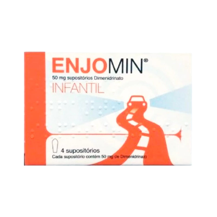 Enjomin Infantil 50mg x 4 Supositórios – DISPENSA EXCLUSIVA CONCELHO GONDOMAR